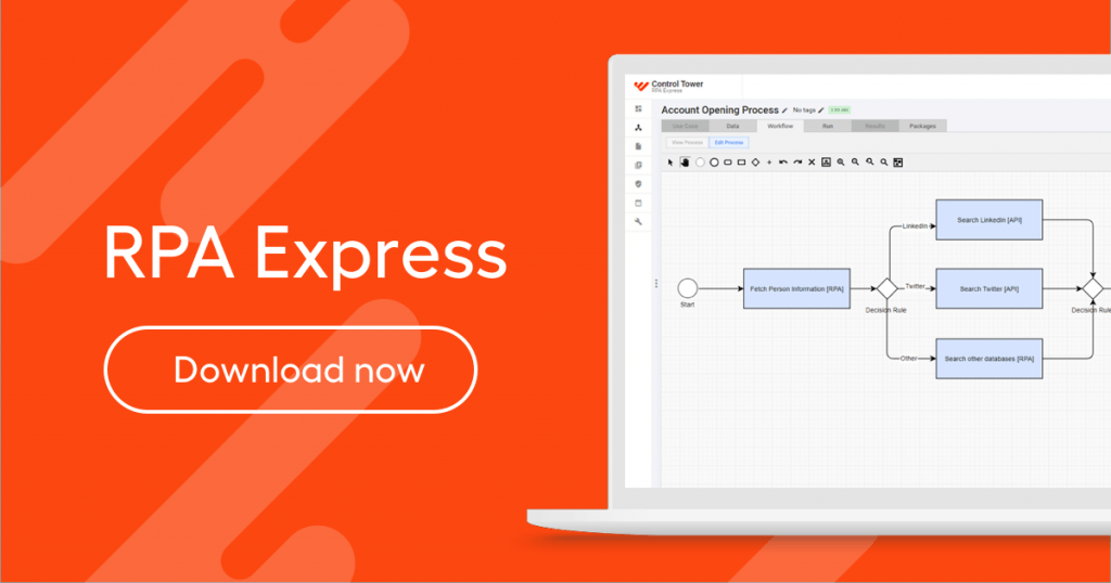 フリーライセンスから始められる 人気のrpaツール Workfusion Rpa Express