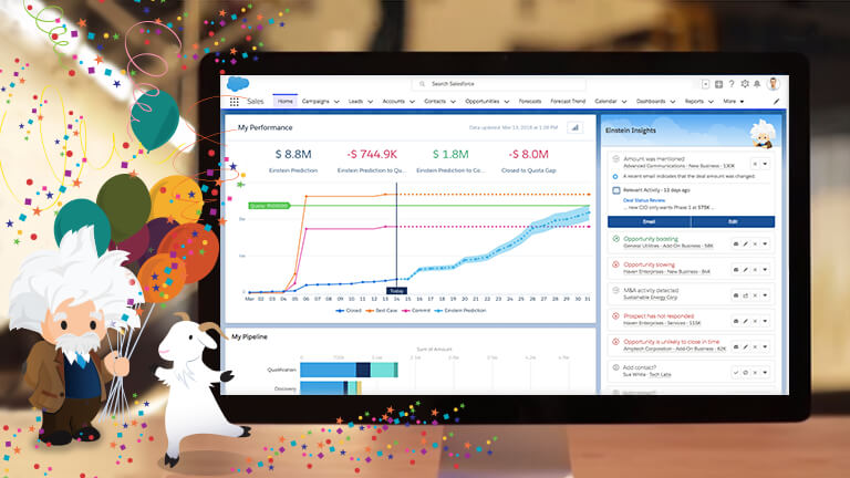 Sales Cloud EinsteinのAIによって、世界No.1のCRMが、世界で最もインテリジェントなCRMに|AI・人工知能製品・サービス・ソリューション・プロダクト・ツールの比較一覧・導入活用事例・資料請求が無料でできるメディア