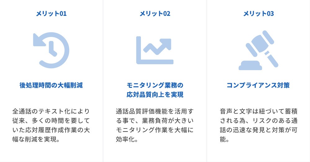 AmiVoiceメリット